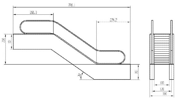 LG-DTF02型  扶梯部件安裝與調整實(shí)訓設備（工程型）