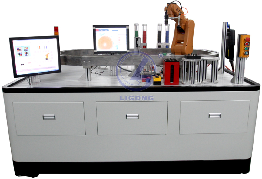 工業(yè)機器人與智能視覺(jué)系統應用實(shí)訓平臺