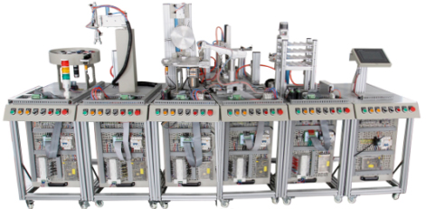 網(wǎng)絡(luò )型模塊式柔性自動(dòng)化生產(chǎn)線(xiàn)實(shí)驗系統(六站)