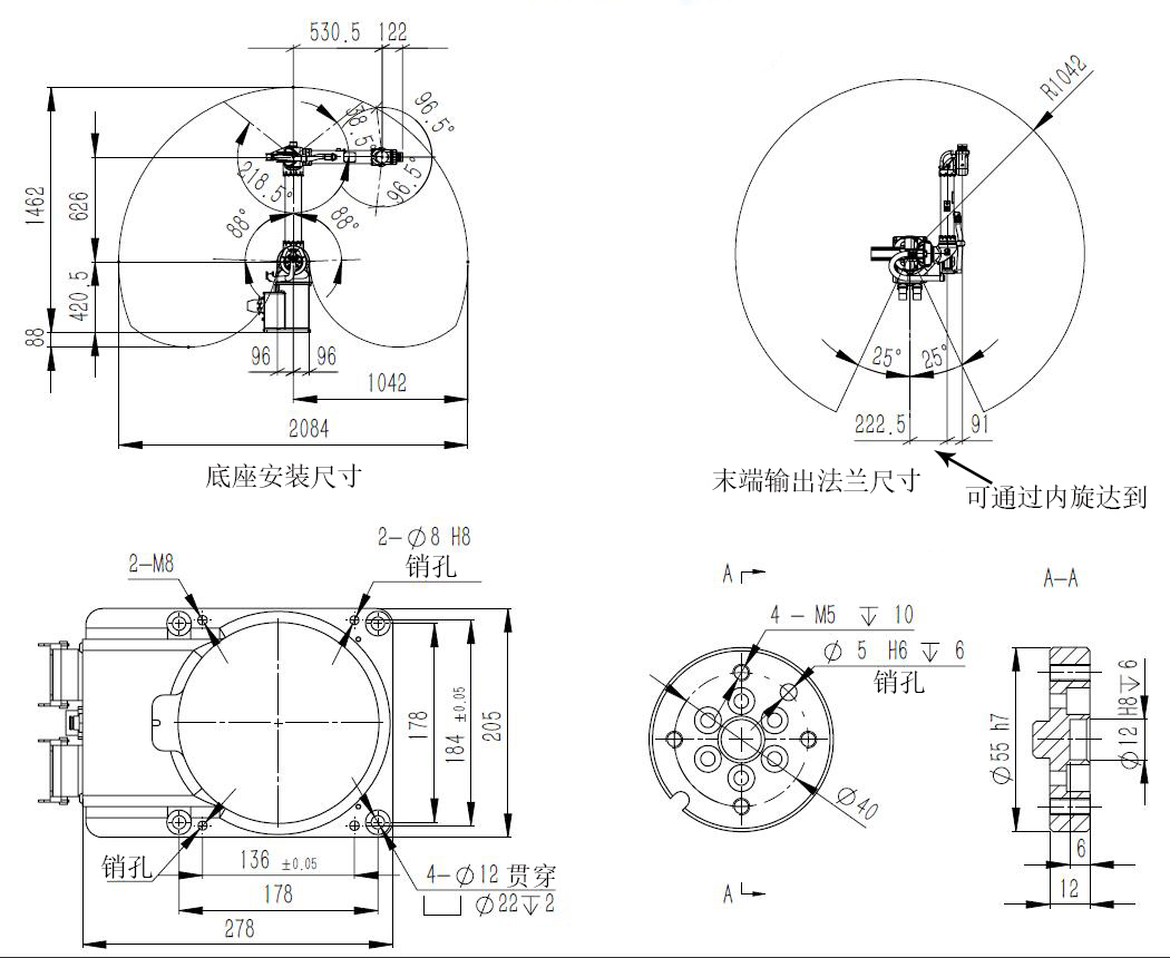 工業(yè)機器人參數圖