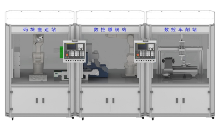 LGJ-SJ04智能機器人模塊化數控加工集成制造系統