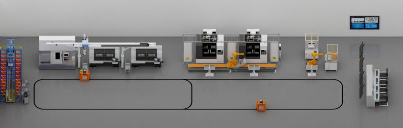 LGJ-SJ17智能機器人個(gè)性化定制多智能體生產(chǎn)線(xiàn)