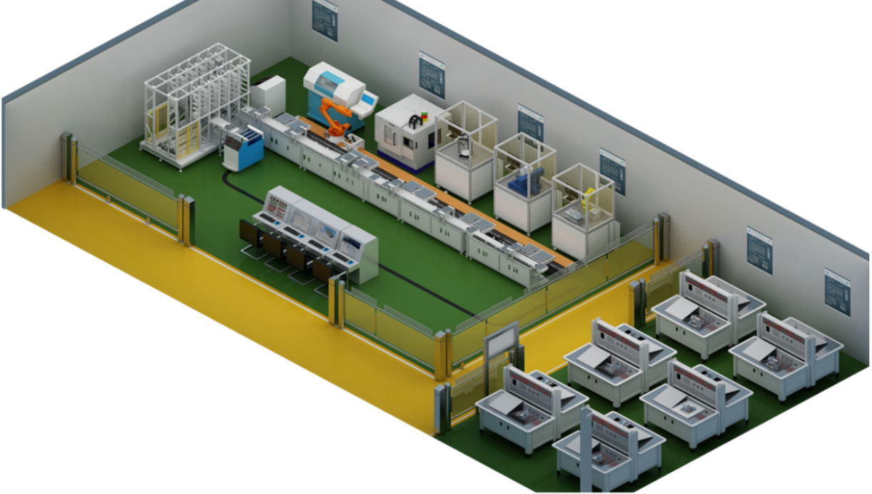 LGJ-SJ19智能機器人個(gè)性化定制多智能體生產(chǎn)線(xiàn)