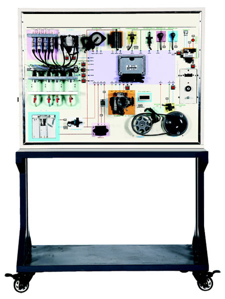 汽車(chē)汽油發(fā)動(dòng)機電控系統示教板