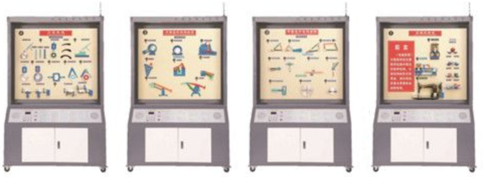 機械原理陳列柜(10個(gè)分柜,帶智能語(yǔ)音講解)