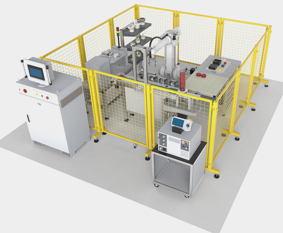 地面型多功能工業(yè)機器人實(shí)訓系統
