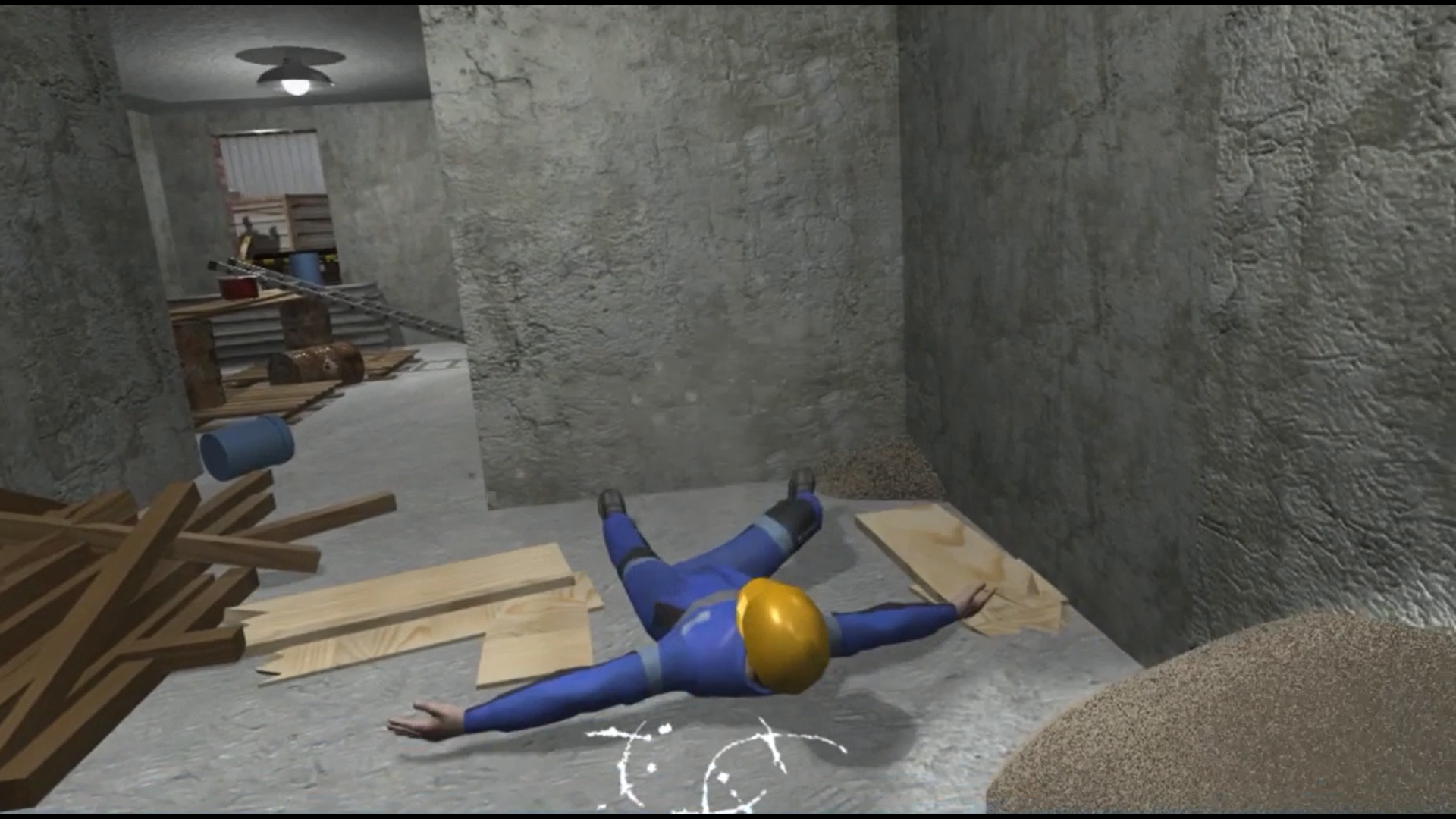 預留洞口墜落事故體驗系統